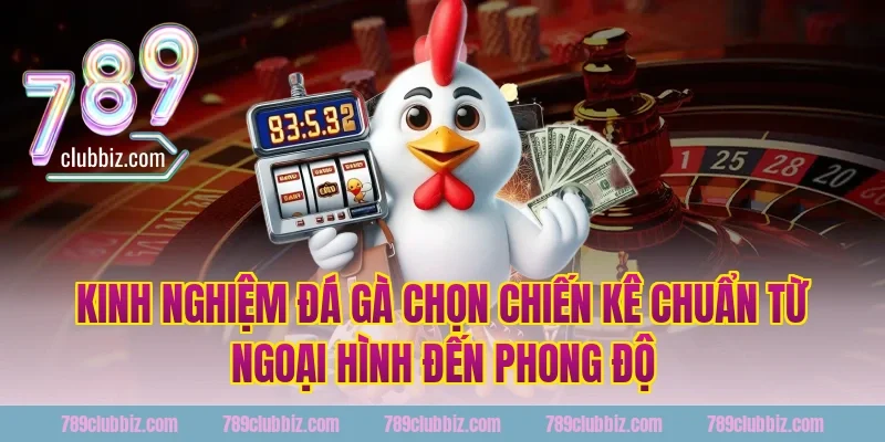 Kinh nghiệm đá gà 789Club chọn chiến kê chuẩn từ ngoại hình đến phong độ
